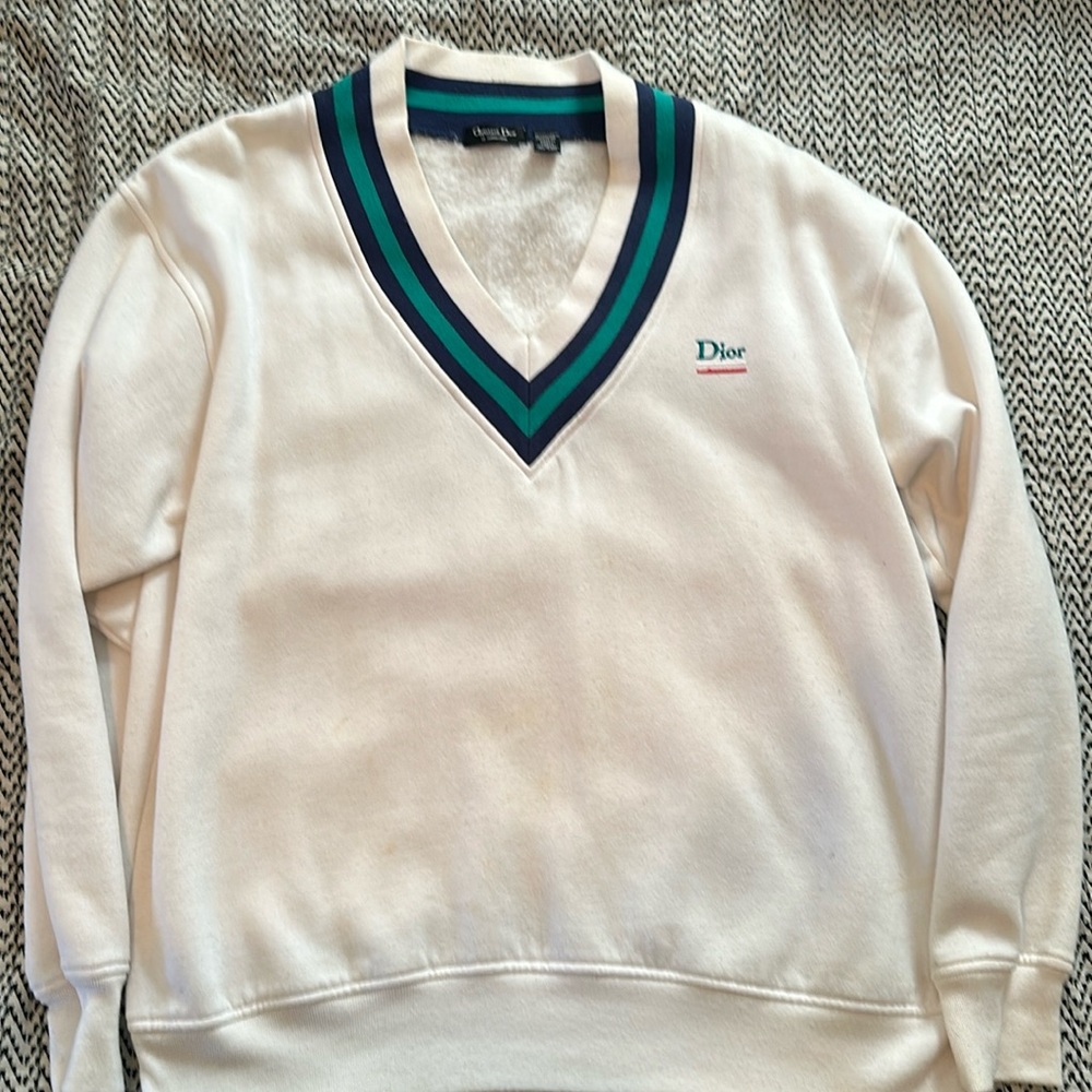 Christian Dior 1980’s tennis sweater